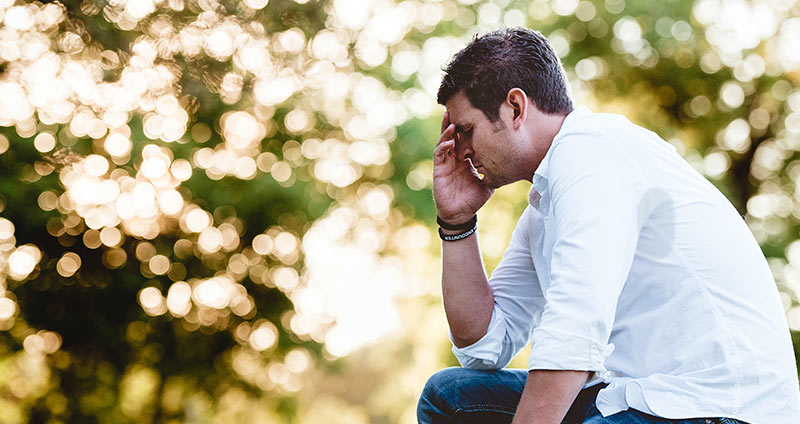Schwitzen beim Stress oder Aufregung